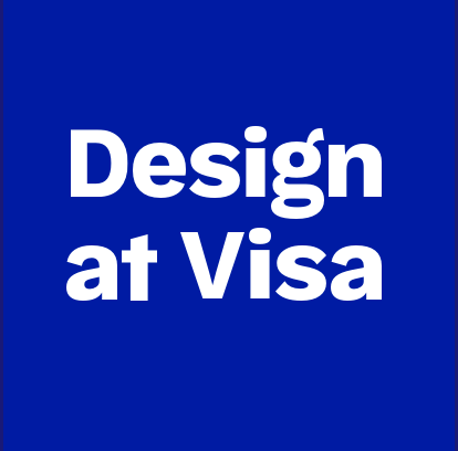 Design @ Visa words logo